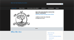 Desktop Screenshot of nysreading.org